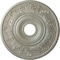 Ekena Millwork Vienna Ceiling Medallion (Fits Canopies up to 6 1/2"), 20"OD x 3 1/2"ID x 1 1/2"P, Flash Gold CM20VIFLS - alternate 1